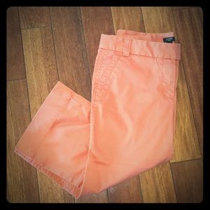 JCrew chino capris
